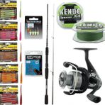 YekOutdoor Silikonlu LRF Seti Okuma Wave Power 213 cm 0-8 gr Lrf Kamışı&Okuma Revenger RV-25 FD Olta Makinesi