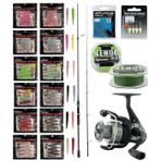 Yekoutdoor Silikonlu Lrf Seti Okuma Wave Up Spin 198Cm 0.5-6Gr 2 Parça Olta Kamışı&Okuma Revenger Rv-25 Fd Olta Makinesi