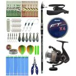 Yekoutdoor Surf Olta Seti Okuma Carbonite Pro Tele Surf 420 Cm Surf Kamışı&Okuma Revenger Rv-55 Fd Olta Makinesi