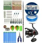 Yekoutdoor Surf Olta Seti Shimano Kamış Sonora Ax Surf Tele 4220 4,20M 200G Kamış&Okuma Ceymar C-8000A Olta Makinesi