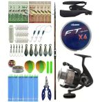 Yekoutdoor Surf Olta Seti Shimano Kamış Sonora Ax Surf Tele 4220 4,20M 200G Kamış&Okuma Revenger Rv-55 Fd Olta Makinesi