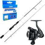 Yekoutdoor Üst Düzey Okuma Spin Olta Seti Okuma Helios Sx Spin 2,70cm 15-45 Gr 2 Parça Spin Kamışı&okuma Acuador Acu-4000a 3+1bb Olta Makinesi