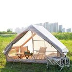 YekOutdoor Yek Outdoor 6 Kişilik 4 Mevsim Pompalı Ve Soba Çıkışlı Şişme Çadır 300x210x200cm Krem