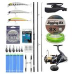 Yekoutdoor Yüksek Performans Okuma Ceymar Surf 4,30 M 100-250 Gr 3 Parça Surf Kamışı&Shimano Makina Spheros 8000 Sw A Hg