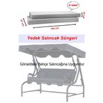 Yekta Home İşbir Salıncak Süngeri 3 Kişilik Salıncak Süngeri Yedek Sünger ( 2 Adet )