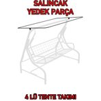 Yekta Home Yekta 3 Kişilik Bahçe Salıncağı Yedek Parça 4 Lü Tente Demiri