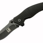 Yele M446 Siyah Kamp Çakı 20cm - Yarı Otomatik, Kemerlikli