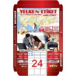 Yelken Laser Etiket YN5533 24'lü A4 Beyaz 70 x 35 mm