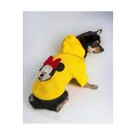 Yellow Mickey Köpek Sweatshirt, Hoodie, Köpek Kazağı, Köpek Kıyafeti