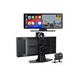 Yellowtech 10.26'' Kablosuz Araç Multimedya Ekranı | 4K Dashcam + Geri Görüş Kameralı CarPlay Android Auto