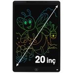 Yellowtech 20 İnç LCD Yazı Tahtası Renkli Çizim Tableti Çocuk Eğitici Oyuncak