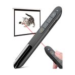 Yellowtech Kablosuz Wireless Sunum Kumandası 2.4G Lazerli Presenter USB PPT Slayt Kumandası Siyah