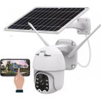 Yellowtech Sim Kartlı 4g Ptz 360 Hareketli Solar Güneş Enerjili 1080P Kamera - Siyah - Beyaz
