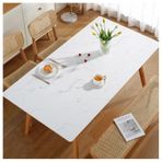 Yemek Odası için Su Geçirmez Masa Örtüsü - Dikdörtgen ve Kare Lekeye Dayanıklı İç Mekan/Dış Mekan Kullanımı 60x100 cm Mutfak Ofis ve Oturma Odası için Zarif Tasarım Renk: B