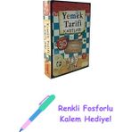 Yemek Tarifi Kartları (30 Kart): Genç Aşçılar Için 30 Eğlenceli ve Sağlıklı Yemek + Renkli Fosforlu Kalem - Hayır