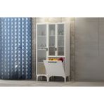 Yen 3 Kapaklı Kirli Sepetli Banyo Dolabı - Ekru