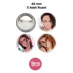 Yenaplanner Hyuna Çanta Süsü / Rozet Seti
