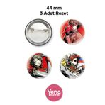 Yenaplanner Persona 5 Çanta Süsü Seti / Rozet Seti