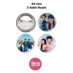 Yenaplanner Twenty One Twenty Five K Drama Çanta Süsü / Rozet Seti