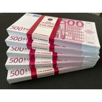 Yeni 5 Deste 500 Euro Geçersiz Eğlence Oyun Şaka Düğünde Para