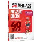 Yeni Ags - İndeks Akademi 2026 Meb-Ags Mevzuat Bilgisi 40 Deneme Çözümlü - Emrah Vahap Özkaraca, Zeynep Salman İçli İndeks Akademi Yayıncılık