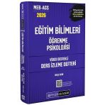 Yeni Ags - Pegem 2026 Meb-Ags Eğitim Bilimleri Öğrenme Psikolojisi Ders İzleme Defteri Pegem Akademi Yayınları