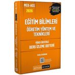 Yeni Ags - Pegem 2026 Meb-Ags Eğitim Bilimleri Öğretim Yöntem Ve Teknikleri Ders İzleme Defteri Pegem Akademi Yayınları