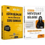 YENİ AGS - Pegem + Dijika 2026 MEB-AGS Eğitim Bilimleri + Mevzuat Bilgisi Soru Bankası 2 li Set Pegem Akademi + Dijika Y
