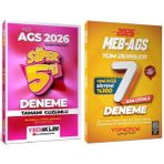 YENİ AGS - Yediiklim + Yönerge 2026 MEB-AGS Tüm Dersler Süper 5 + 7 Deneme 2 li Set Yediiklim + Yönerge Yayınları
