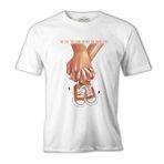 Yeni Bebek Ayakkabı Anneler Günü Beyaz Unisex Tshirt