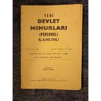 Yeni Devlet Memurları Personel Kanunu (Sahafiye Kitap)