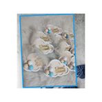 Yeni Doğan Erkek Bebek Bej Ahsap Magnet 20 Adet MRH0194