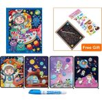 Yeni Evren 1TZ1GGH Stili Sihirli Su Çizim Kitabı Boyama Kitabı Doodle Sihirli Kalem Boyama Çizim Tahtası Çocuk Oyuncakları Doğum Günü Noel Yeni Yıl Hediyesi Gyh (Yurt Dışından) - Renkli
