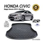 Yeni Honda Civic Sedan Bagaj Havuzu 2012 Sonrası