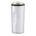 YENİ HyperChiller SLIM HBC100SS, Çift Duvarlı Vakum Yalıtımlı, İnce Kutu Soğutucu, Bira, Soda, Enerji İçecekleri, Seltzer, Şarap Soğutucu, Tüm Standart 12 oz İnce Kutulara Uyar, Bardak Tutucu Dostu,