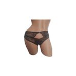 Yeni İnci K101 Dantelli Slip Külot, L, YNCK101, Siyah, kadın