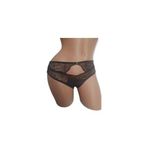 Yeni İnci K101 Dantelli Slip Külot, XL, YNCK101, Siyah, kadın