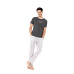 Yeni Inci Yarım Kol Erkek Pijama Takım EPJ839 - S - Antrasit