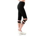 Yeni İnci (Yoga-Fıtness-Pilates-Koşu) Sporcu Taytı Tek Alt, Siyah, L