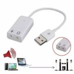Yeni Model 7.1 Ses Kartı 3.5Mm Usb Ses Kartı Laptop Uyumlu 2024 Sonu Ürünü! Ses Kartı Bozuk Olanlar İçin Harika Bir Ürün