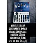 Yeni Model Akıllı Saat Bluetooth Bağlantılı Nfc ve Gps Uyumlu - Altın - Siyah - 35 - 48 mm - Belirtilmemiş
