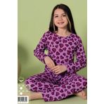 Yeni Model Kız Çocuk Pijama Takımı K059