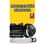 Yeni Nesil Akıllı Saat Ve Bluetooth Kulaklık Titreşim Bildirimleri Uyku Takibi