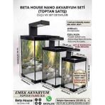 Yeni Nesil Armatürlü Nano Akvaryum Beta House 25 x 25 x 35