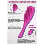 Yeni Nesil Islak Saç Açıcı Tarak Magic Hair Brush Eflatun & Pudra Pembesi