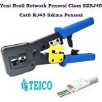 Yeni Nesil Network Pensesi Class EZRJ45 Cat6 RJ45 Sıkma Pensesi TEICO-5145