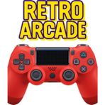 Yeni Nesil Ps4 Kolu | Kablosuz, Şarj Edilebilir, Ergonomik + Titremeli + Dayanıklı Oyun Dostu - Kırmızı