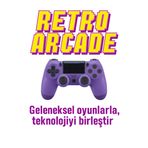 Yeni Nesil Ps4 Kolu | Kablosuz, Şarj Edilebilir, Ergonomik + Titremeli + Dayanıklı Oyun Dostu - Mor