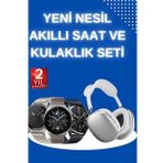 Yeni Nesil Sesli Görüşme Akıllı Saat ve Powerbank Çoklu Şarj Girişli Bluetooth Kulaklık Nabız Ölçer