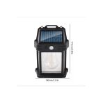 Yeni Nesil Suya Dayanıklı Hareket Sensörlü Güneş Enerjili Solar Led Dış Mekan Bahçe Lambası